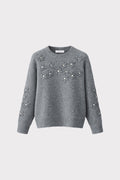Pullover con ricami