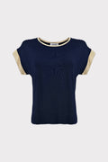 T-shirt girocollo lurex