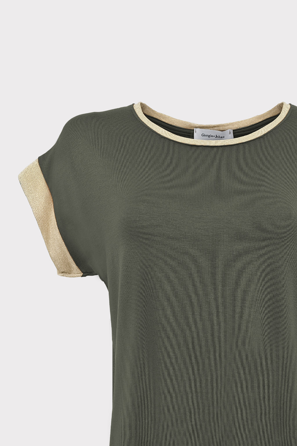 T-shirt girocollo lurex