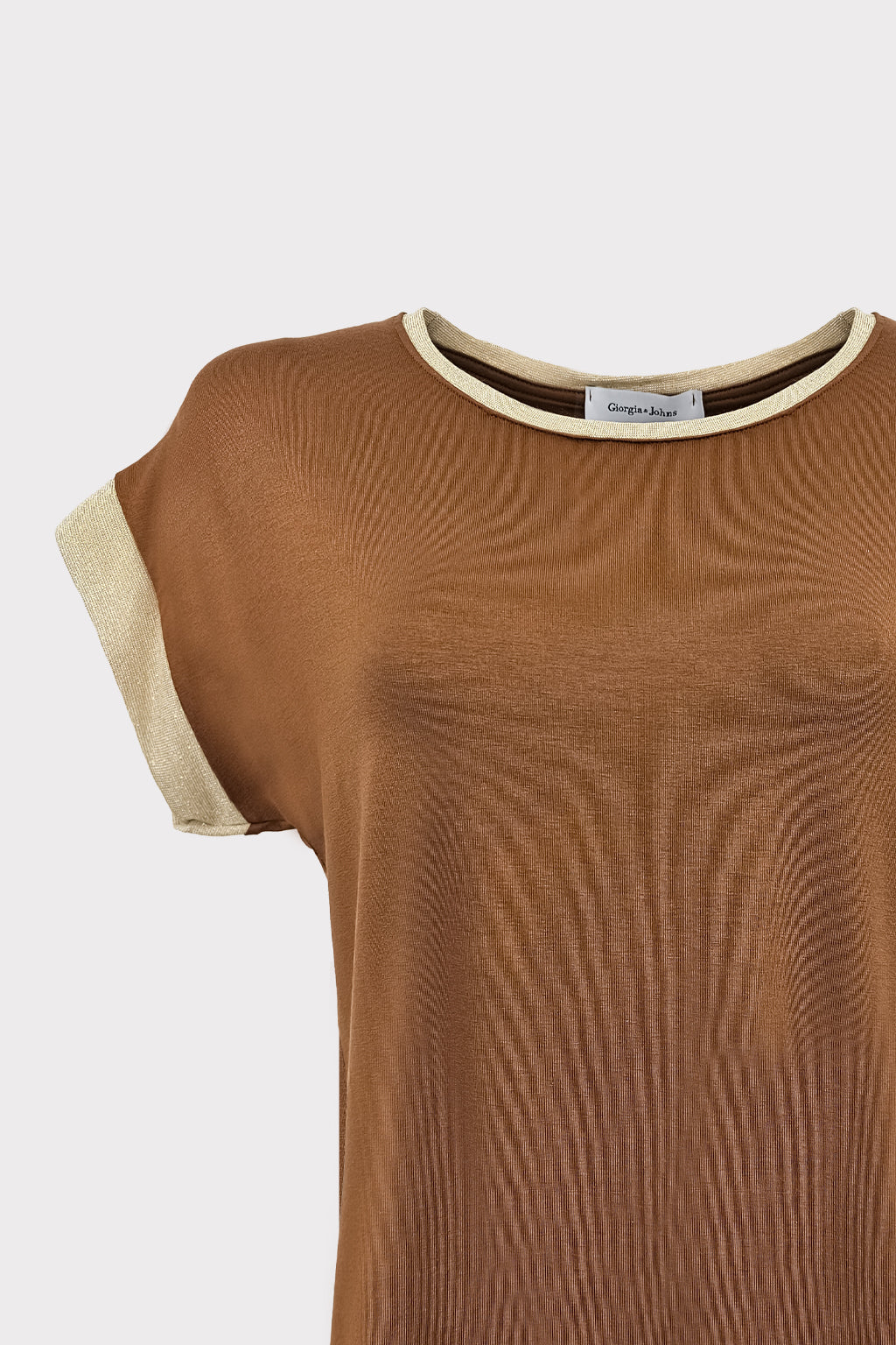 T-shirt girocollo lurex