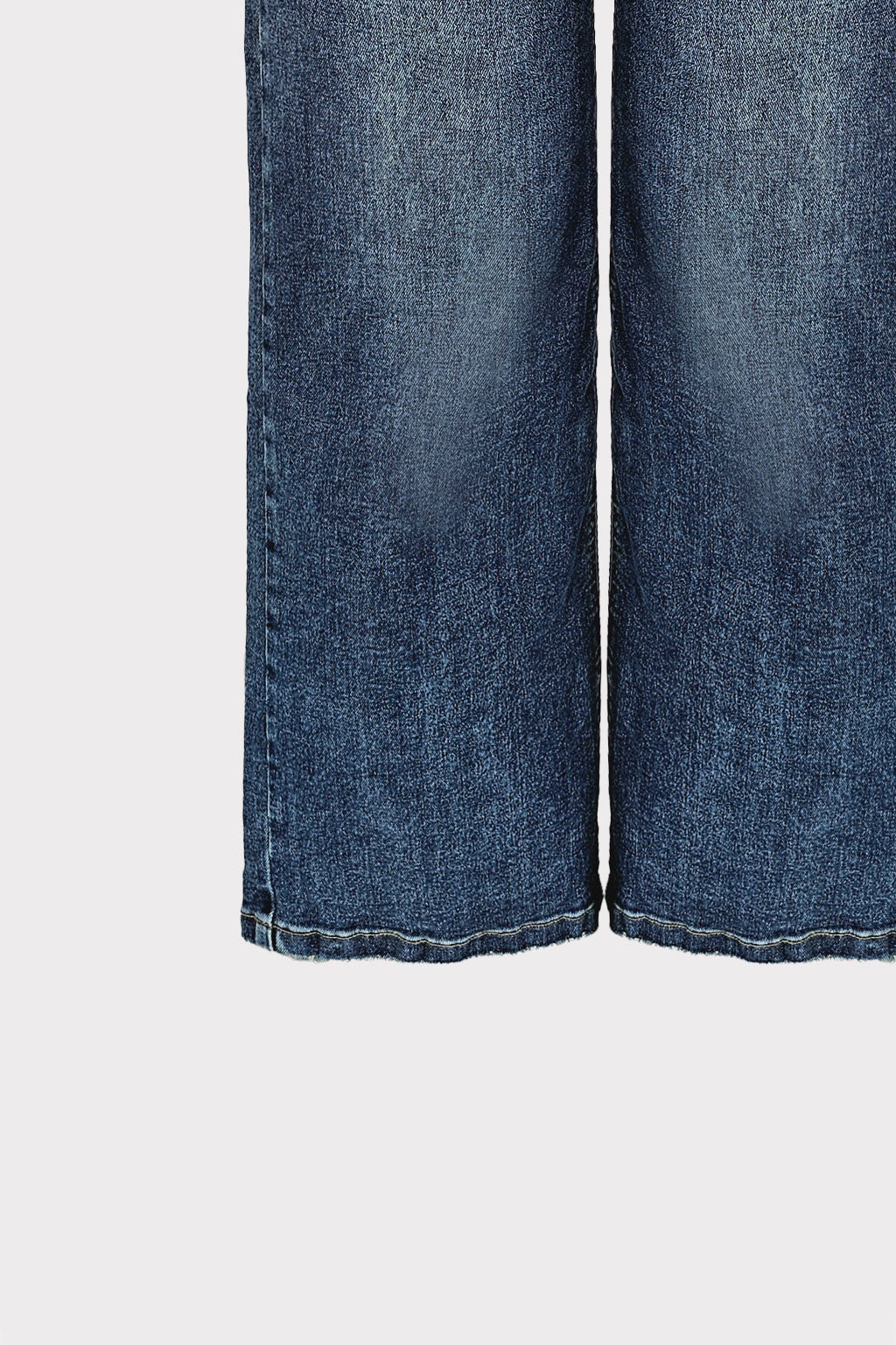 Jeans sabbiato wide leg
