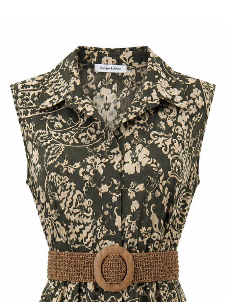 Abito chemisier stampa paisley