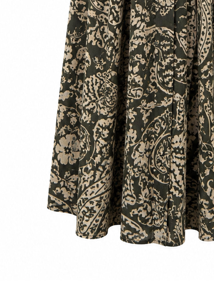 Abito chemisier stampa paisley