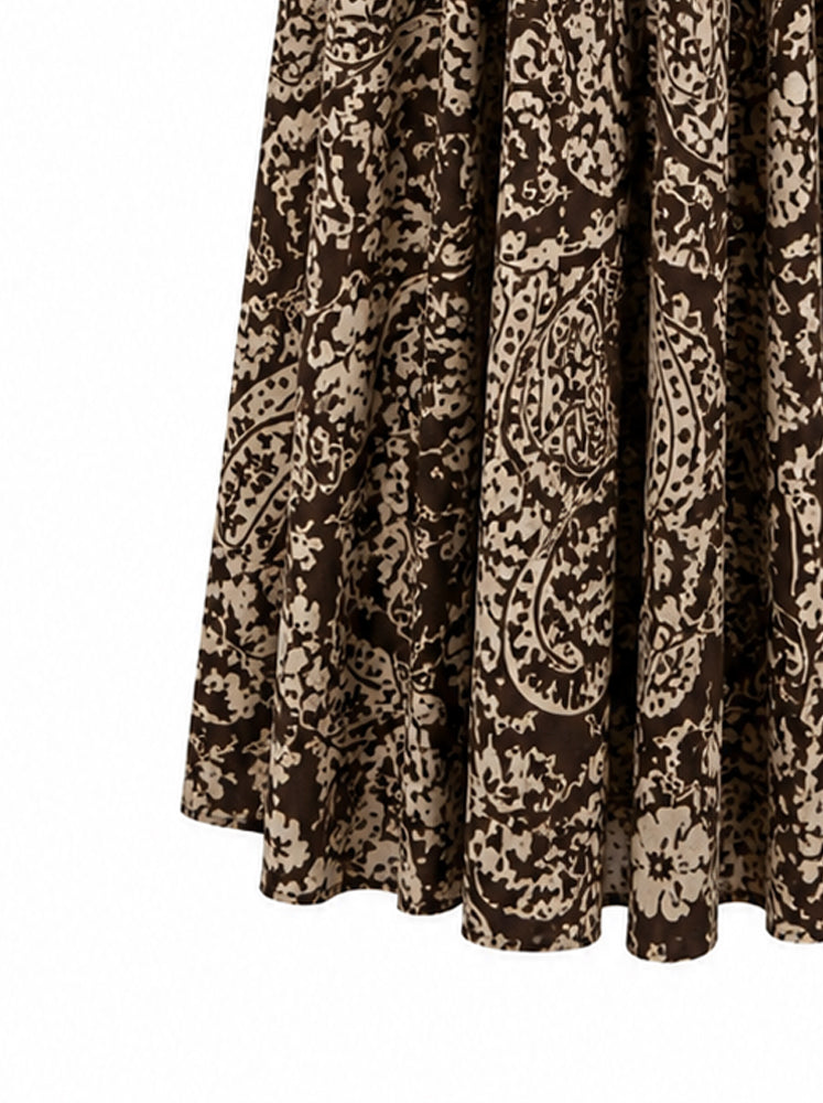 Abito chemisier stampa paisley