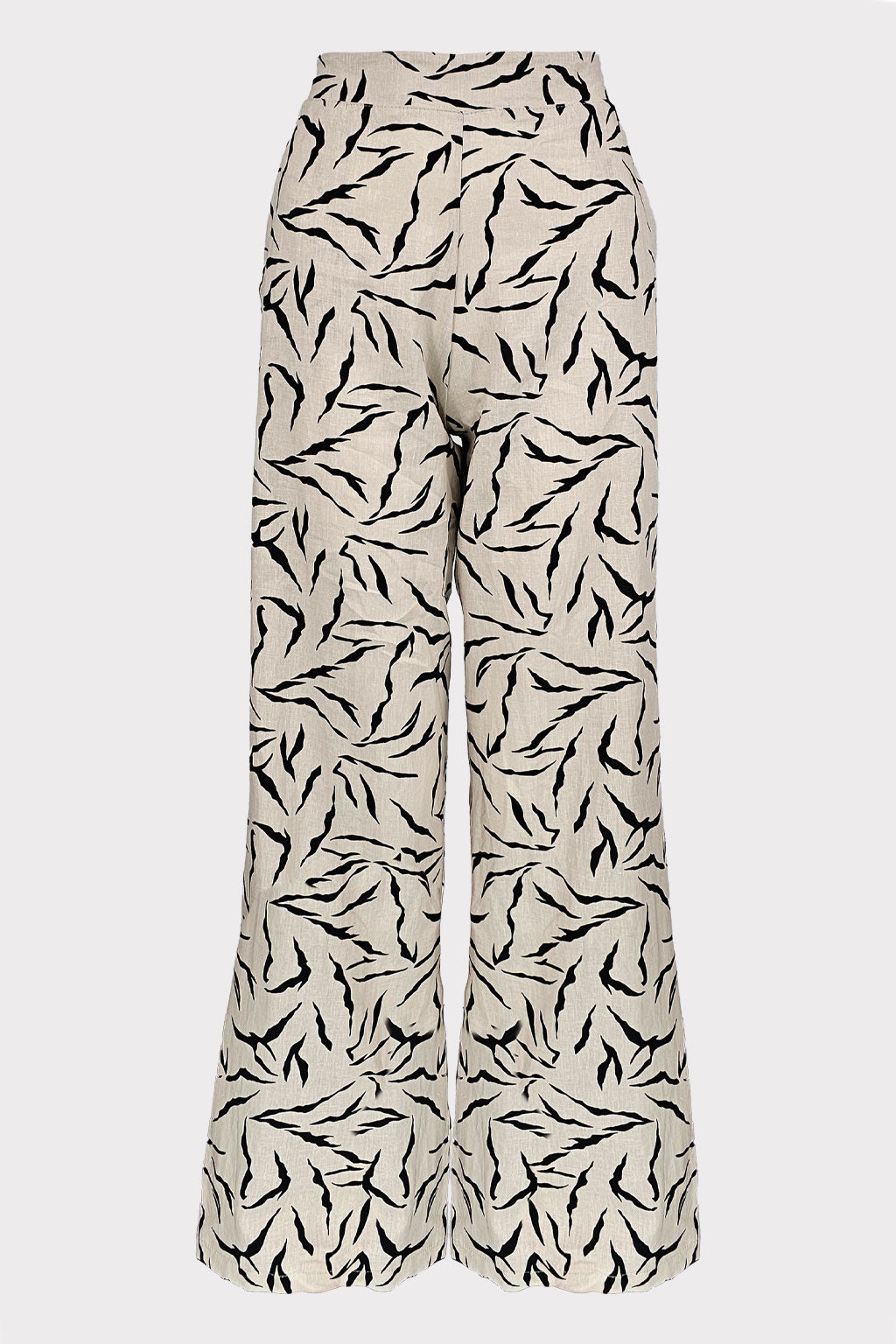 Pantalone lino stampato