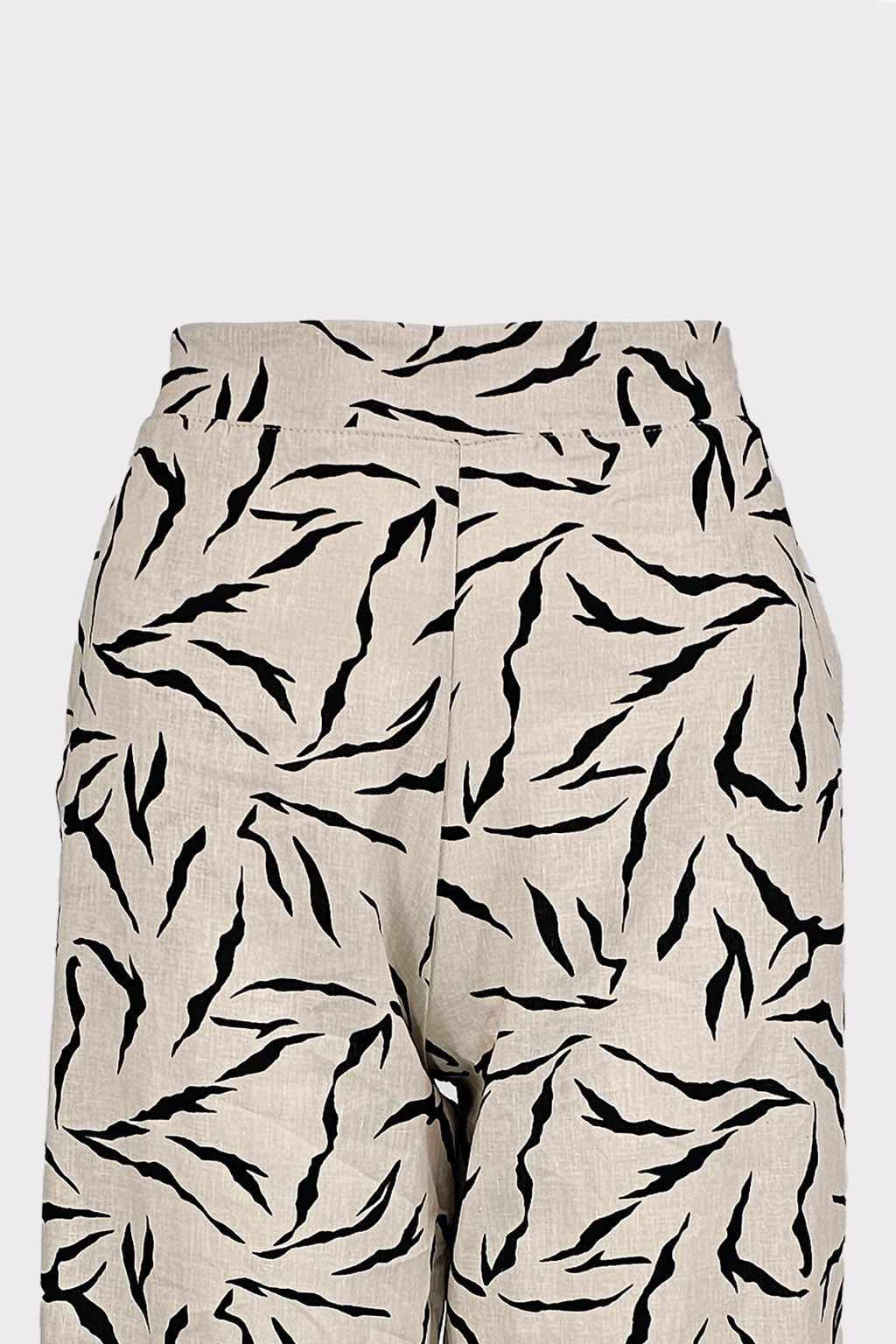 Pantalone lino stampato