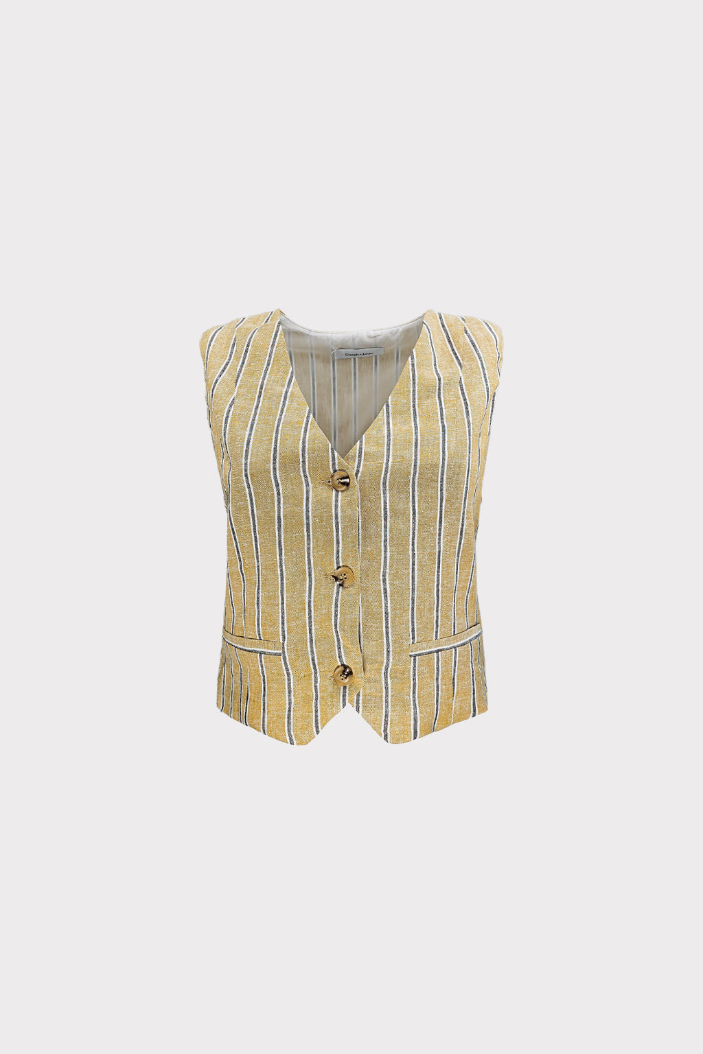 Gilet sartoriale in lino