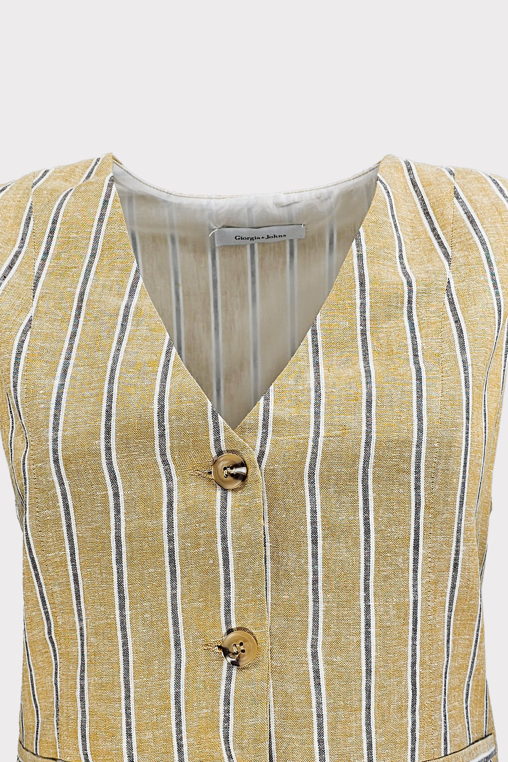 Gilet sartoriale in lino