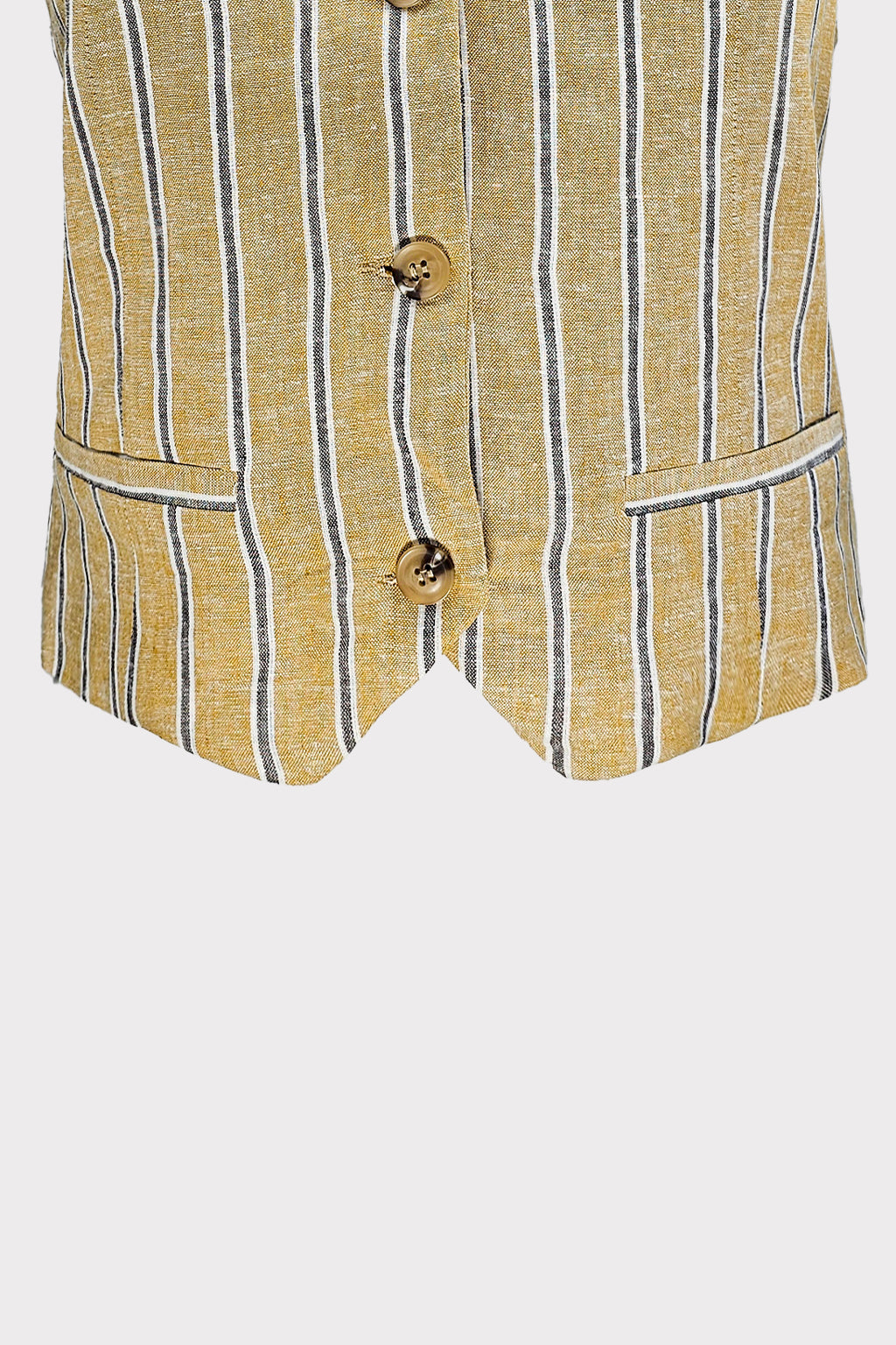 Gilet sartoriale in lino