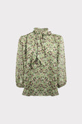 Blusa microfiore