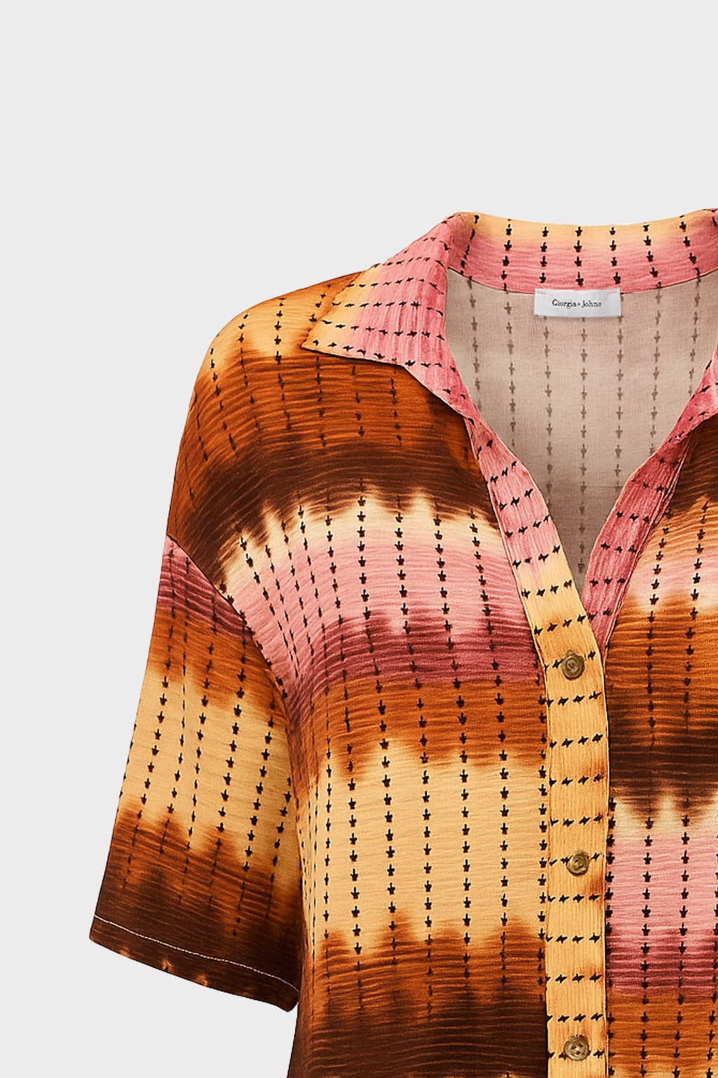 Camicia over stampata