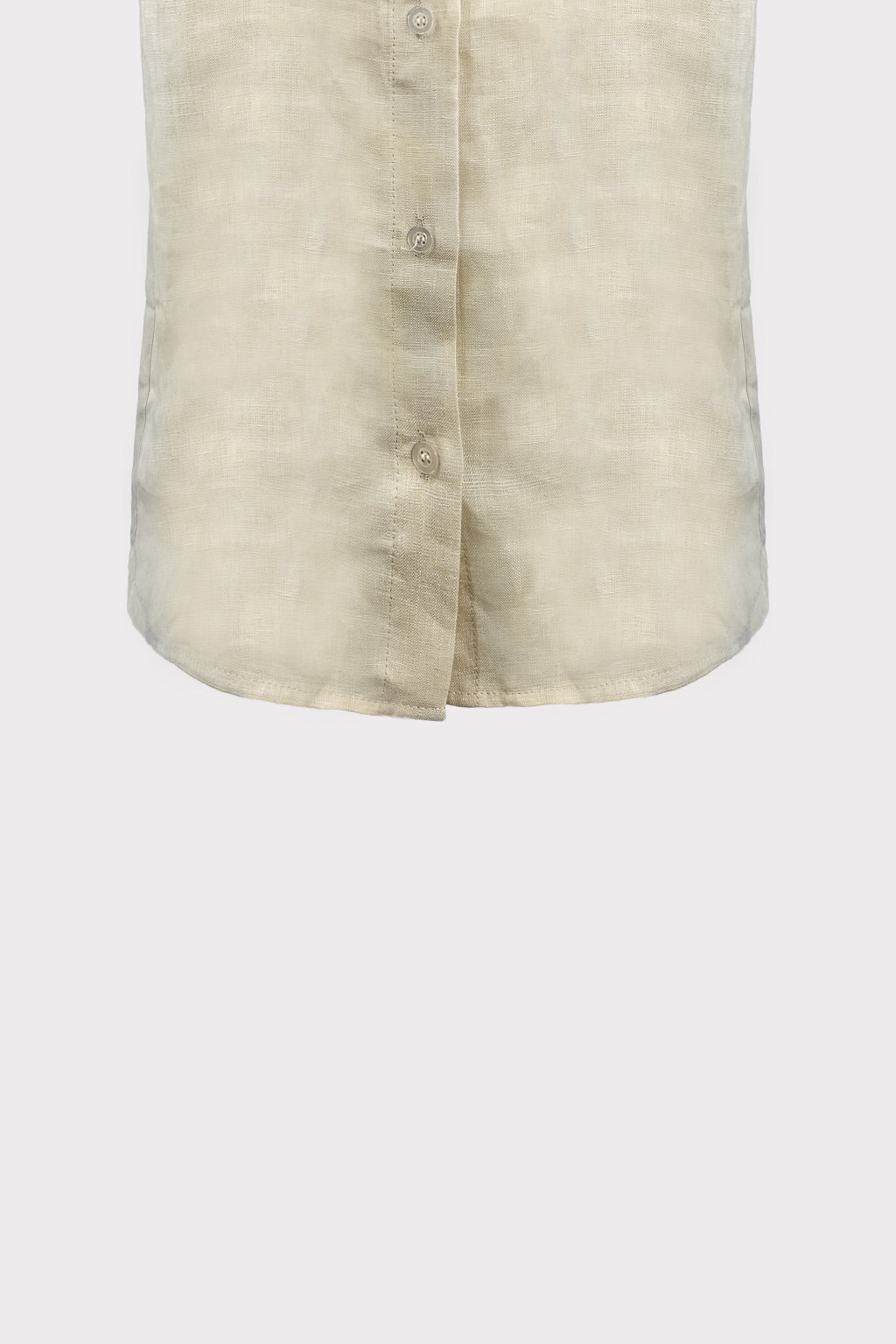 Camicia smanicata lino