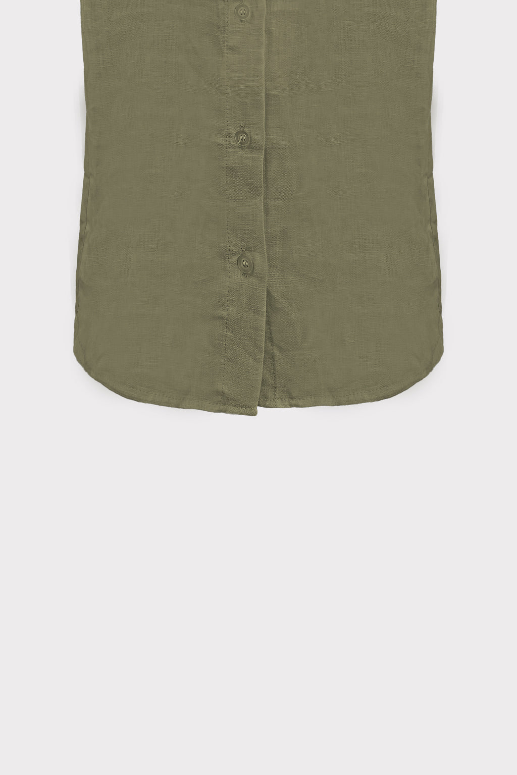 Camicia smanicata lino