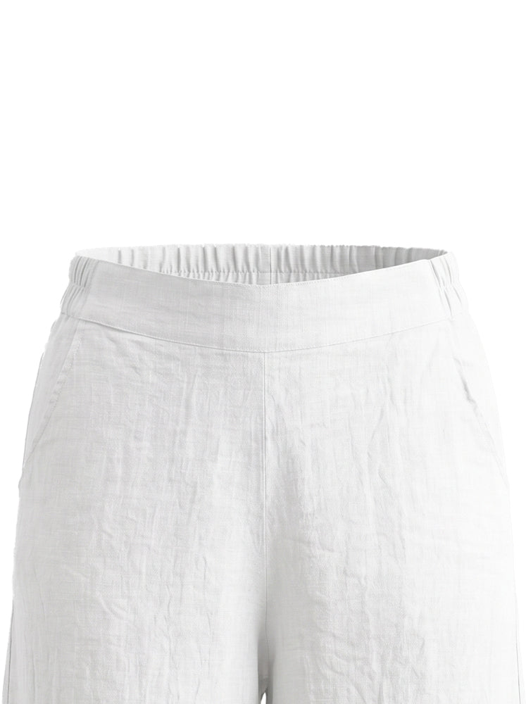 Pantaloni ampi in lino