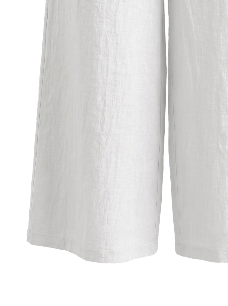 Pantaloni ampi in lino