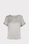 Blusa tessuto cangiante