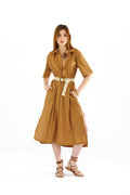 Abito midi in cotone
