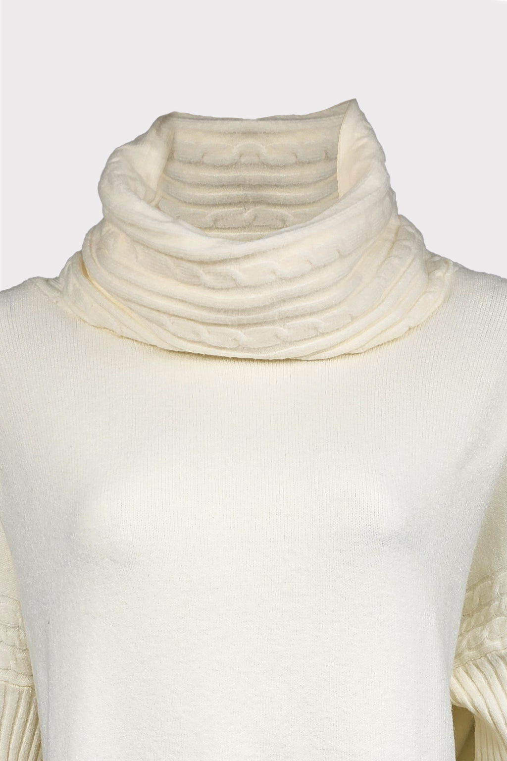 Maglia over dettaglio costina