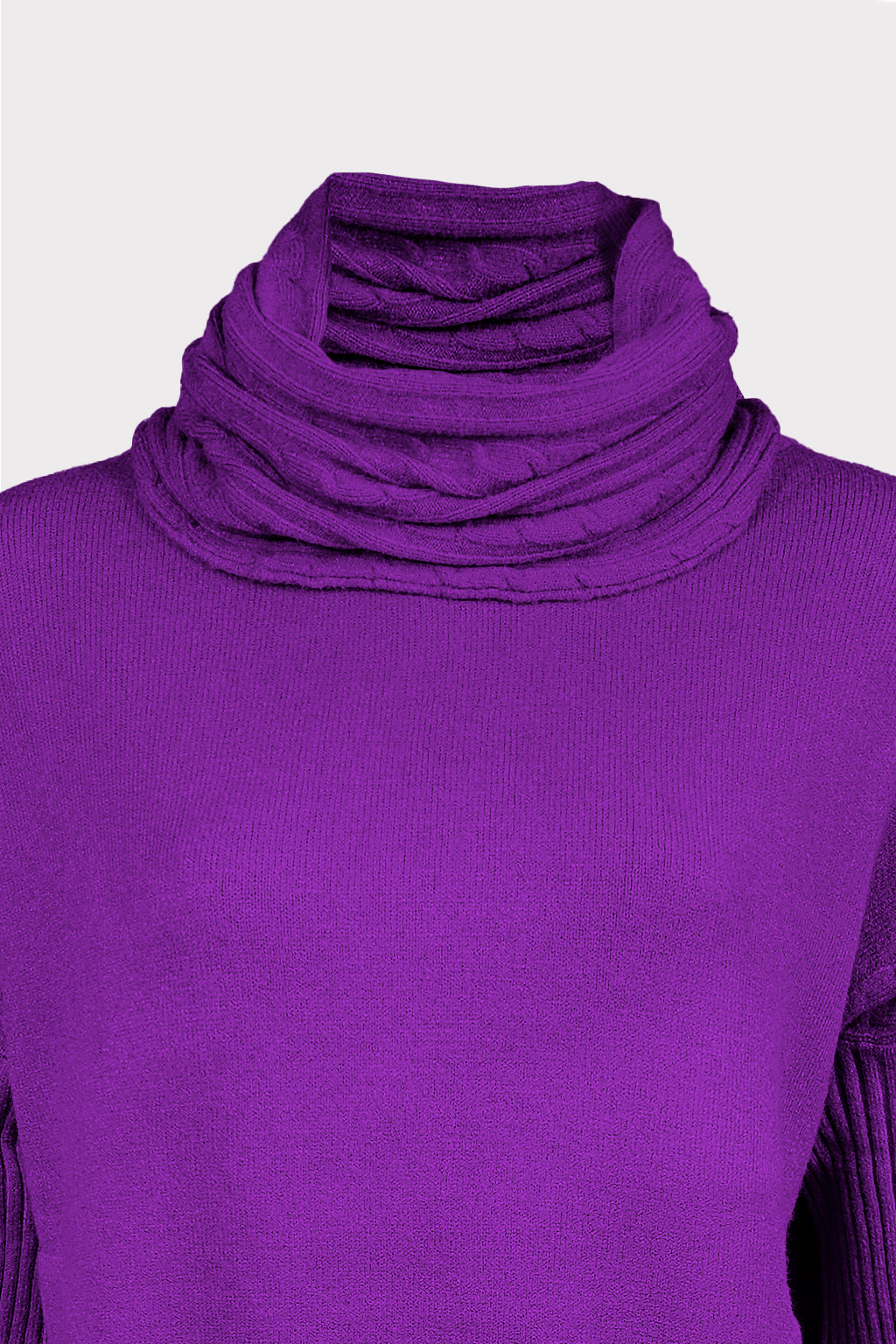 Maglia over dettaglio costina