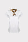 T-shirt con foulard