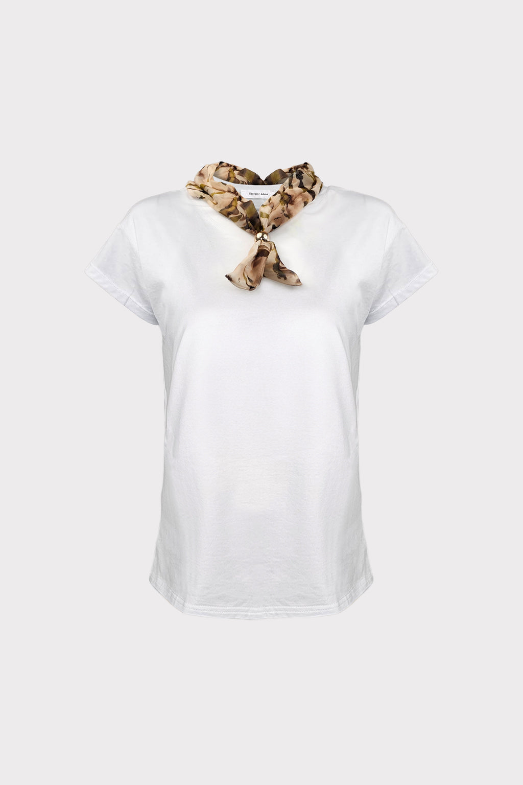 T-shirt con foulard