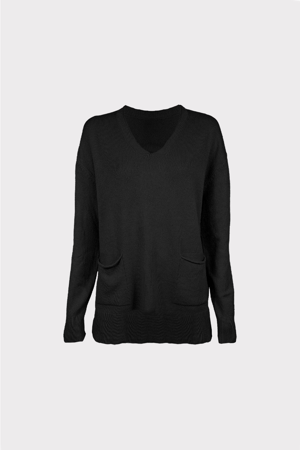 Maglia V con taschini