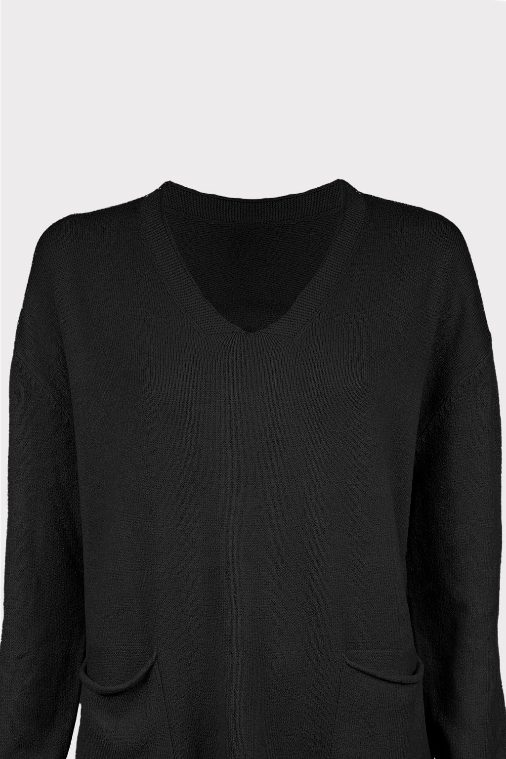 Maglia V con taschini