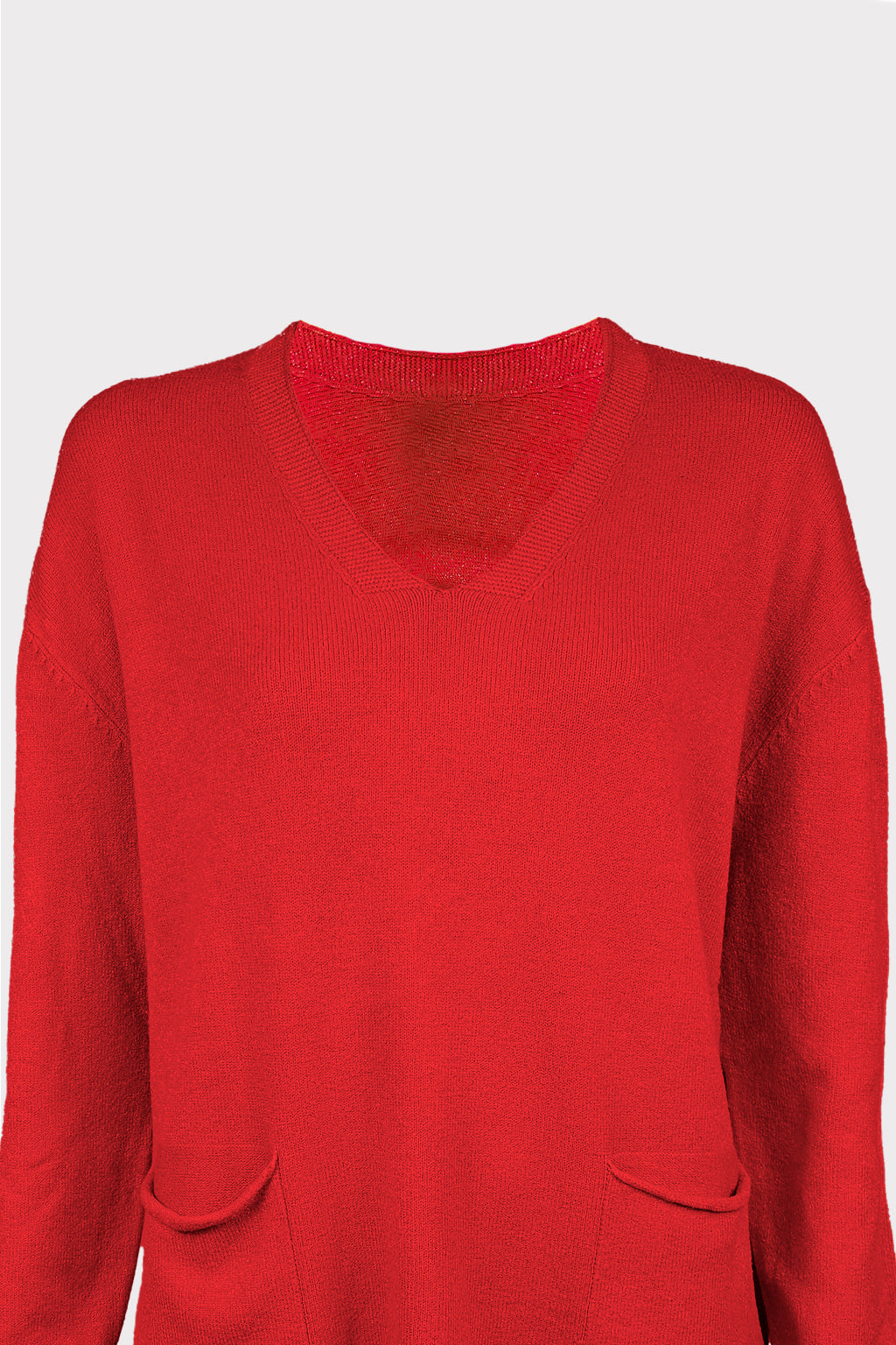 Maglia V con taschini