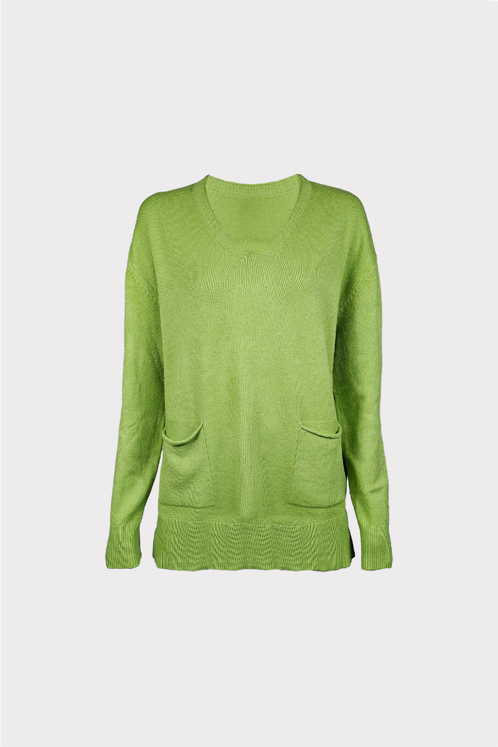 Maglia V con taschini