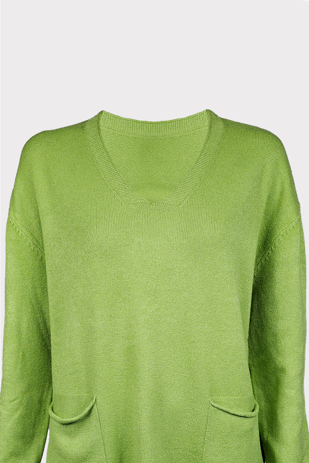 Maglia V con taschini