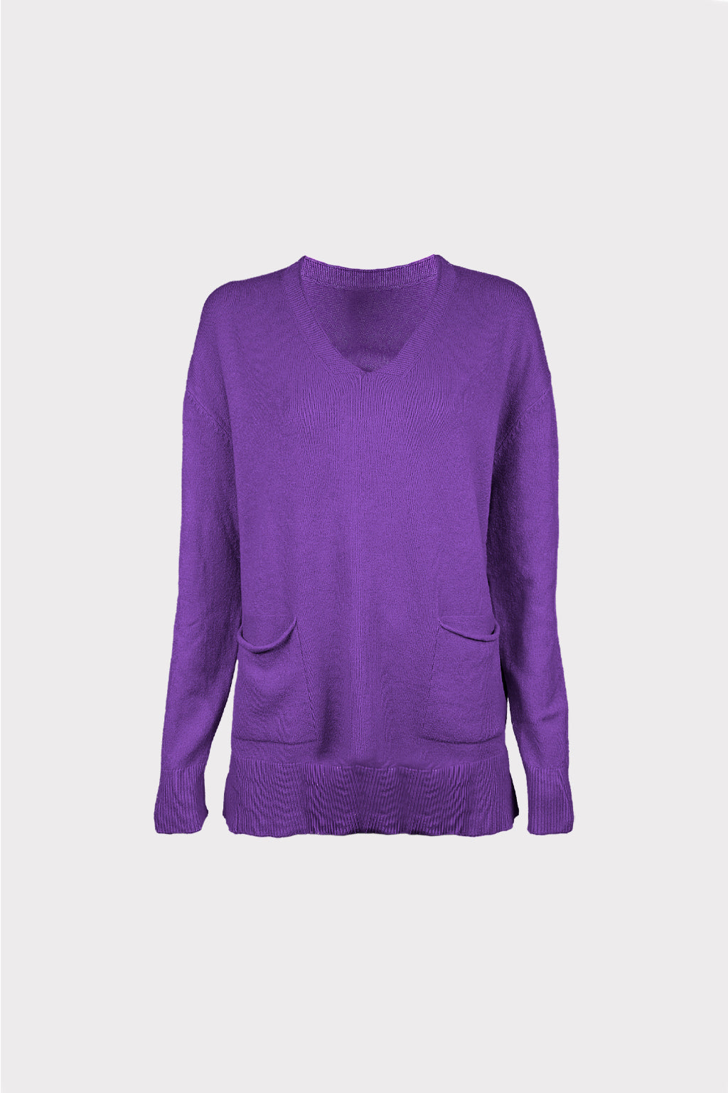 Maglia V con taschini