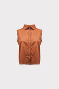 Camicia con borchiette