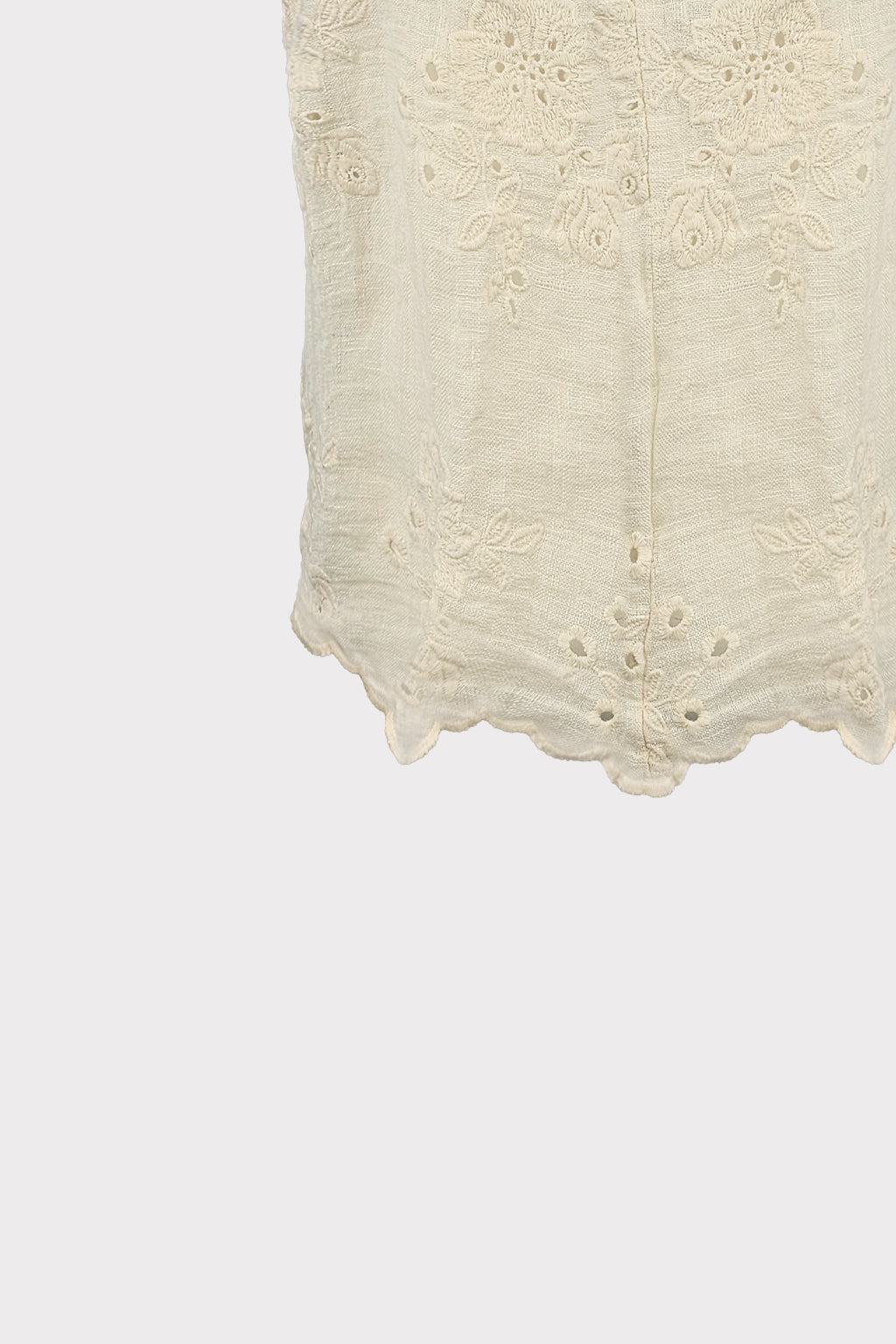 Blusa lino ricamato