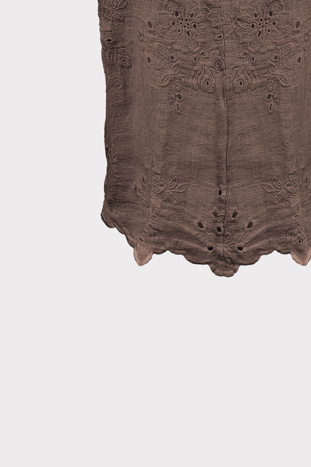 Blusa lino ricamato