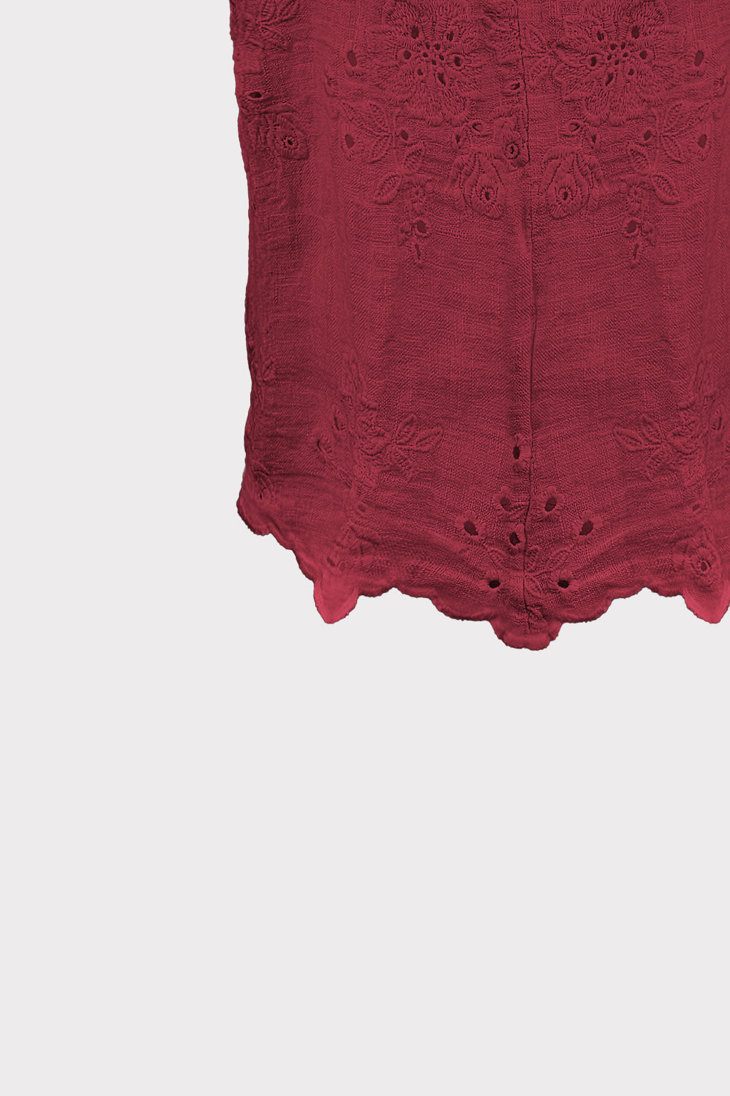 Blusa lino ricamato