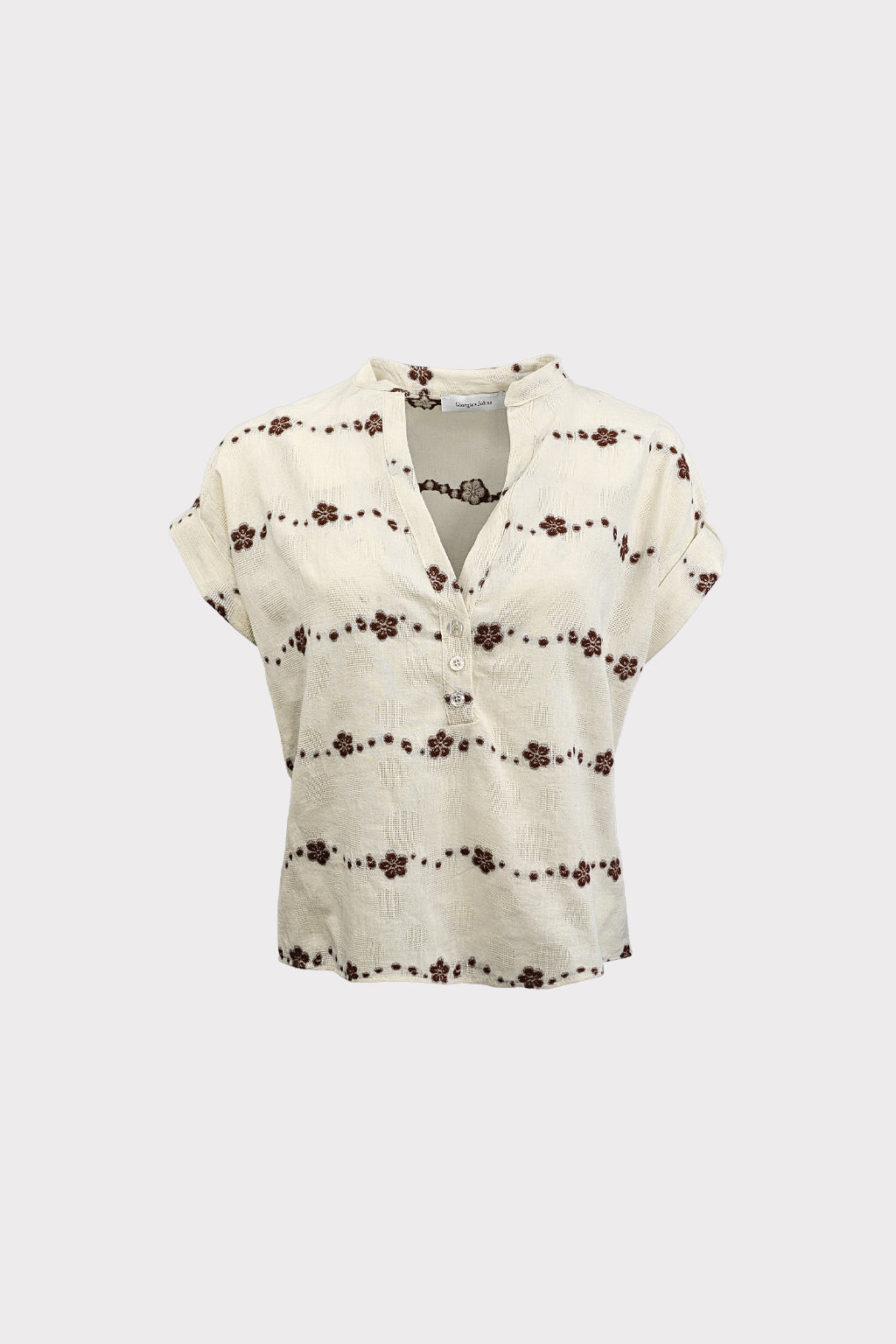 Blusa dettagli ricamati