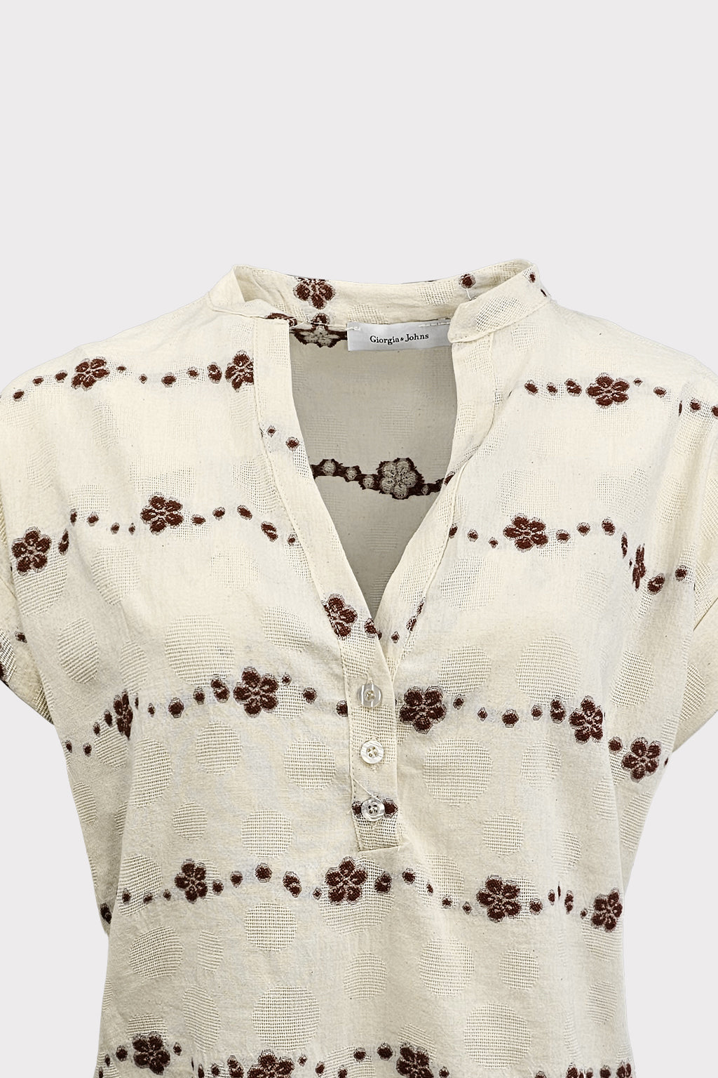 Blusa dettagli ricamati