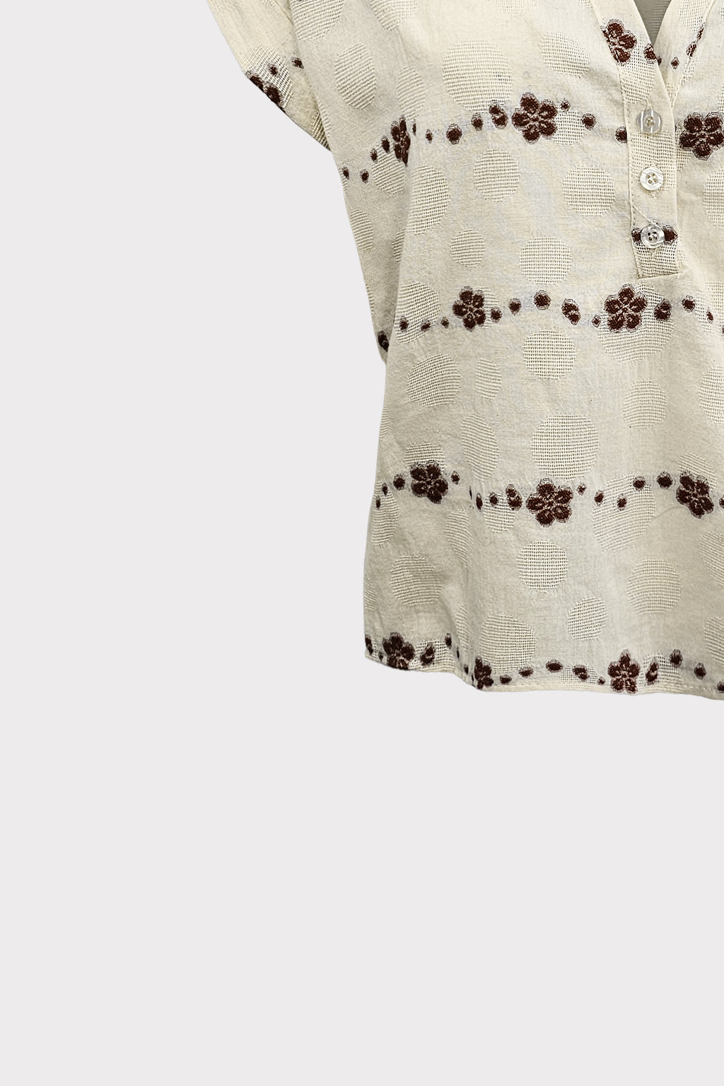 Blusa dettagli ricamati