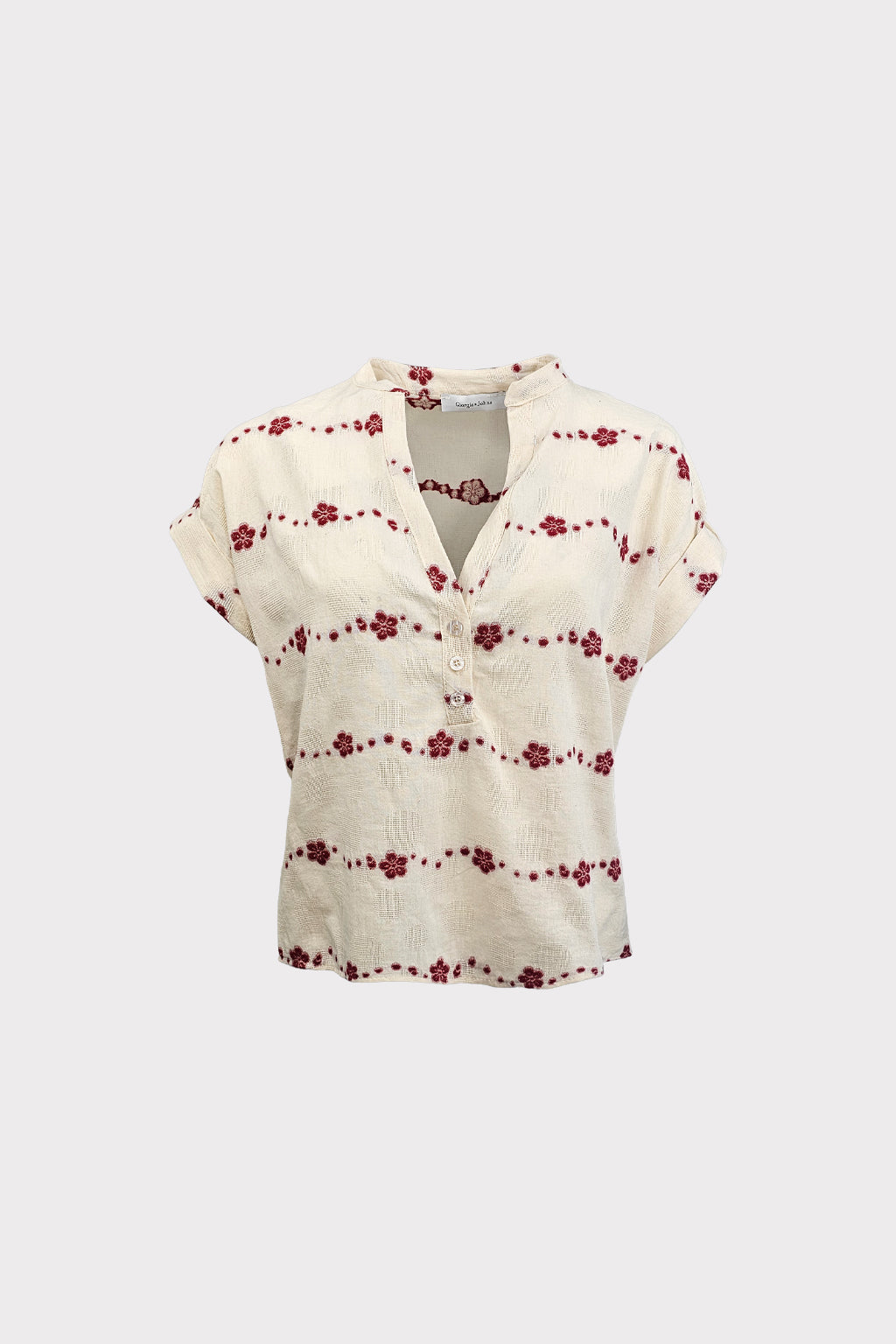 Blusa dettagli ricamati