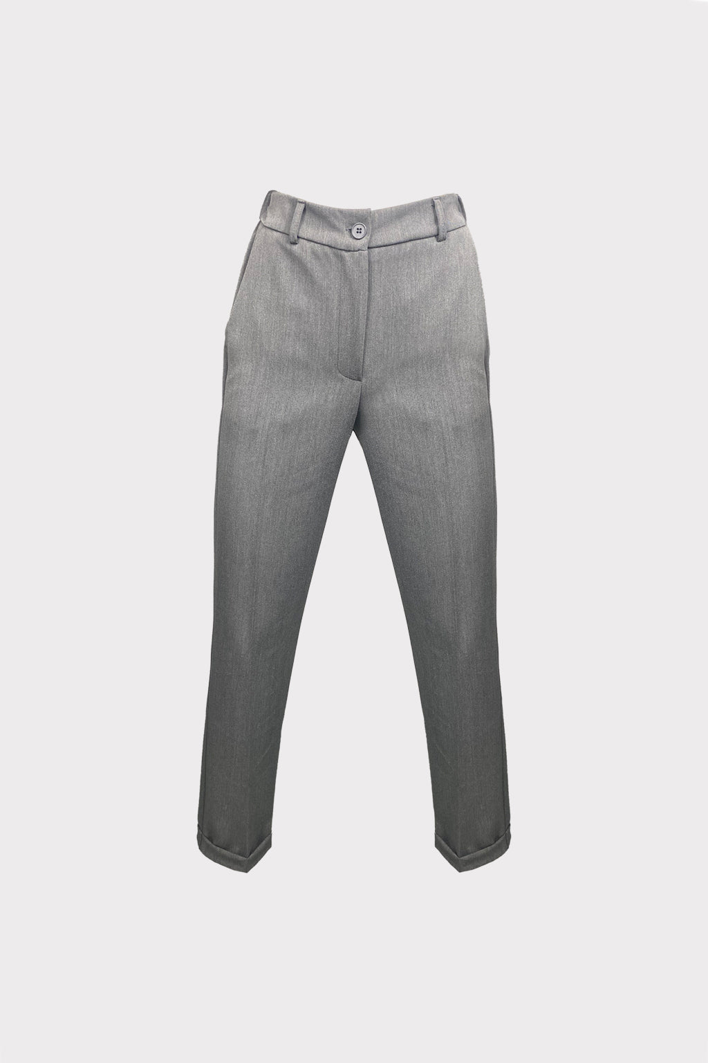 Pantalone con risvolto
