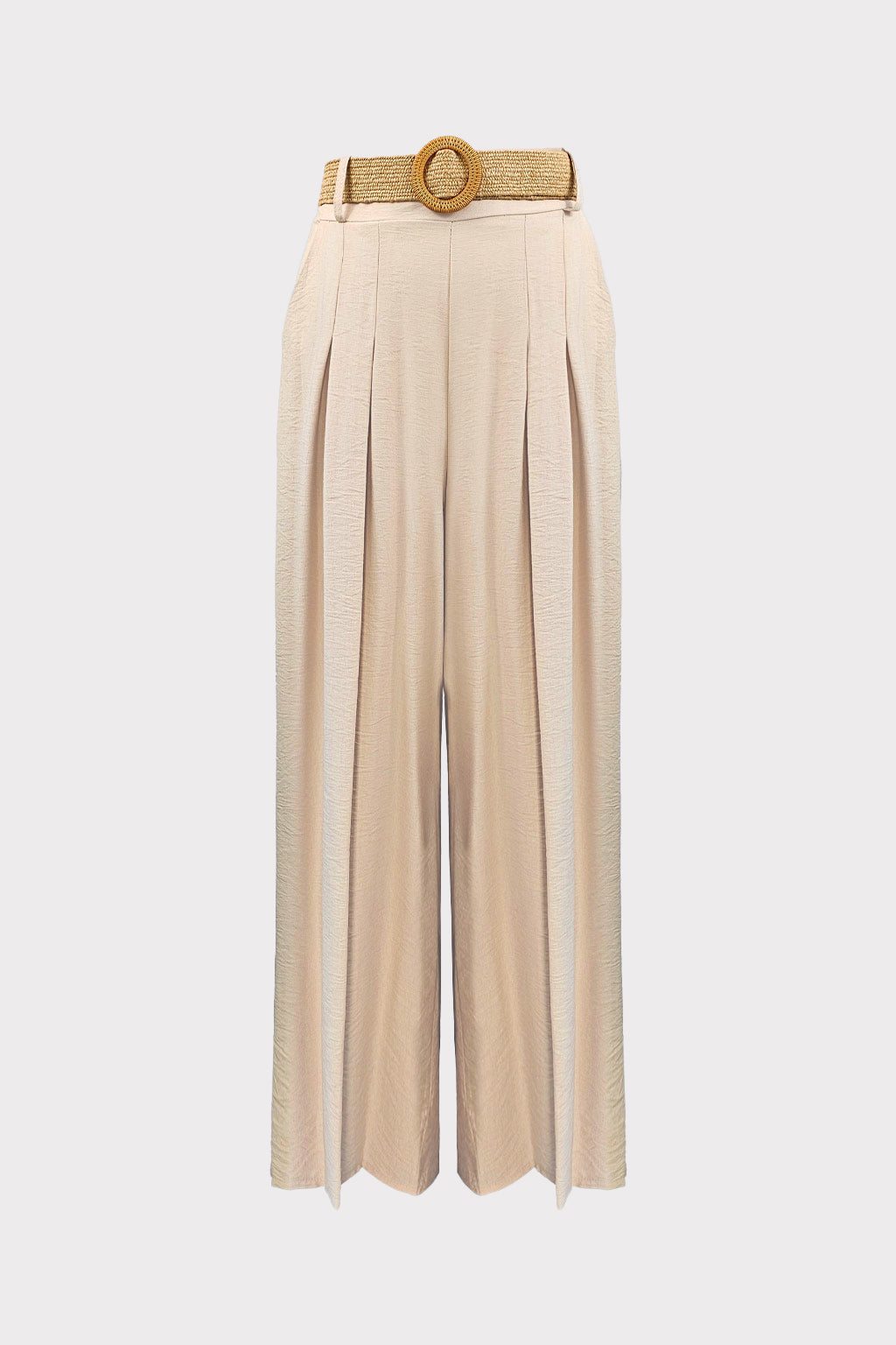 Pantalone ampio con pinces