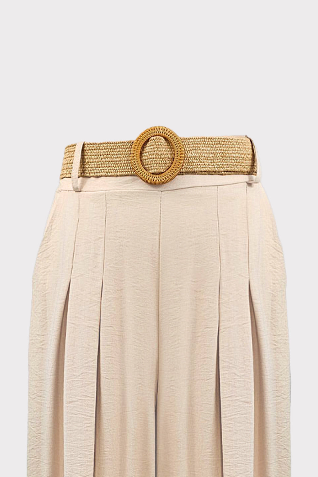 Pantalone ampio con pinces