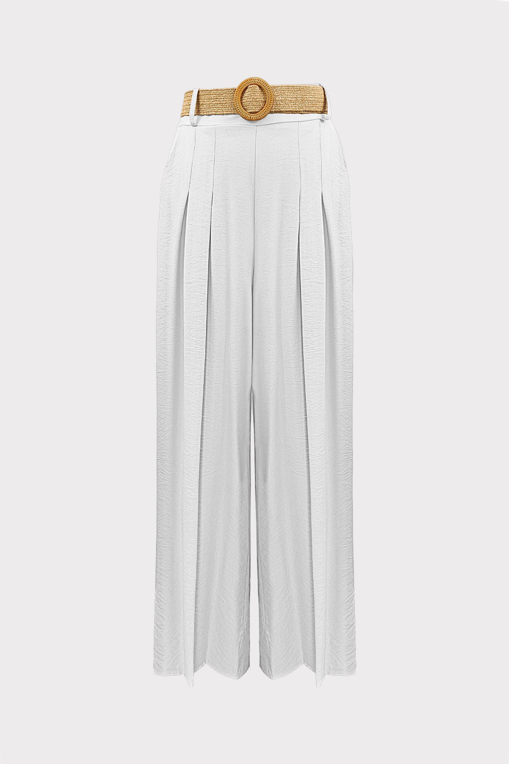 Pantalone ampio con pinces