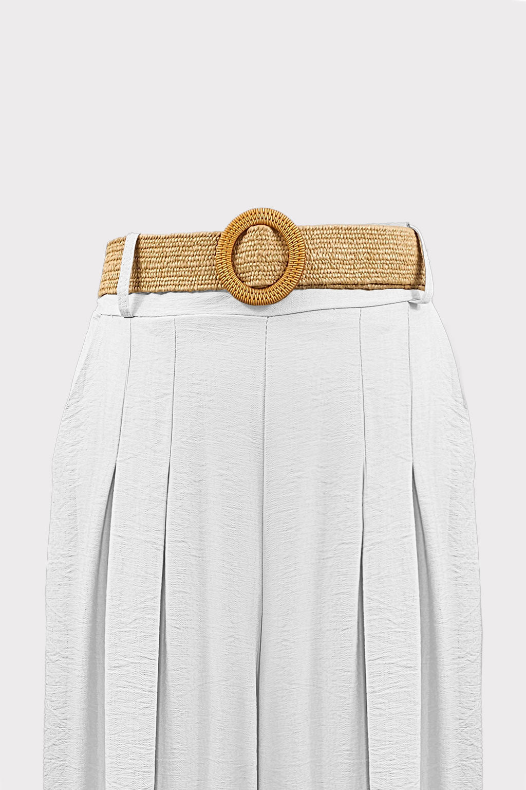 Pantalone ampio con pinces
