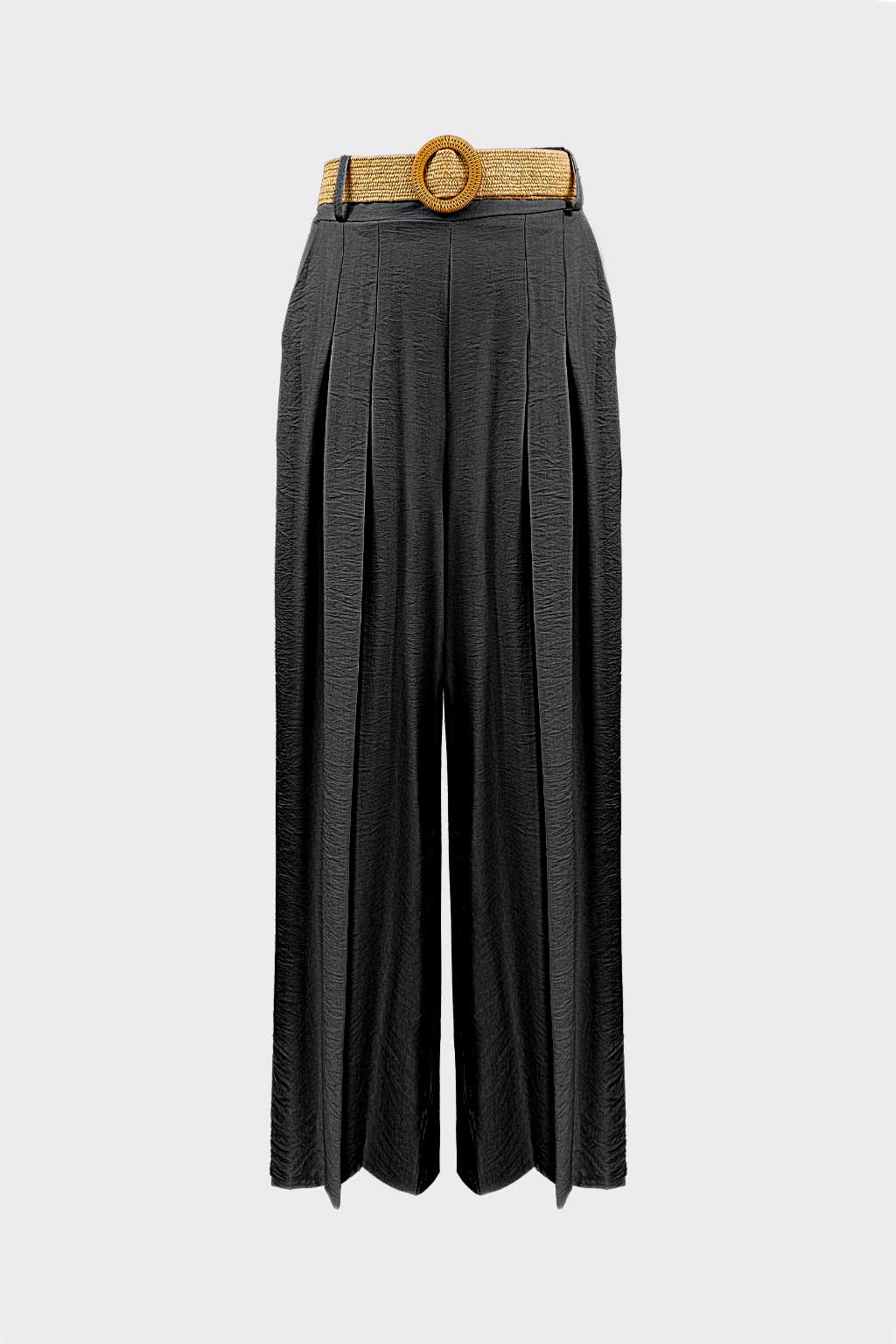 Pantalone ampio con pinces