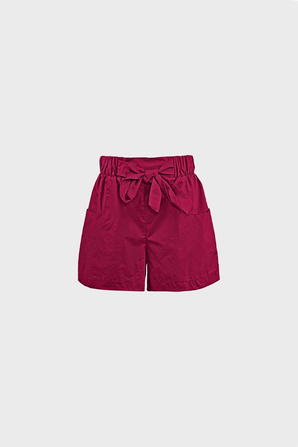 Shorts con fiocco