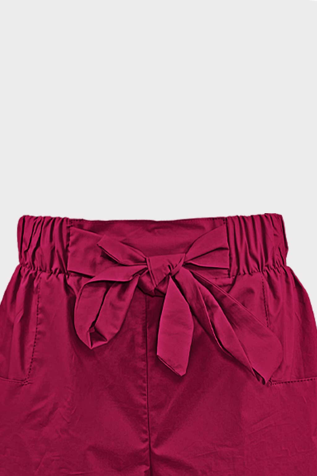 Shorts con fiocco