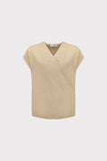 Blusa scollo incrociato