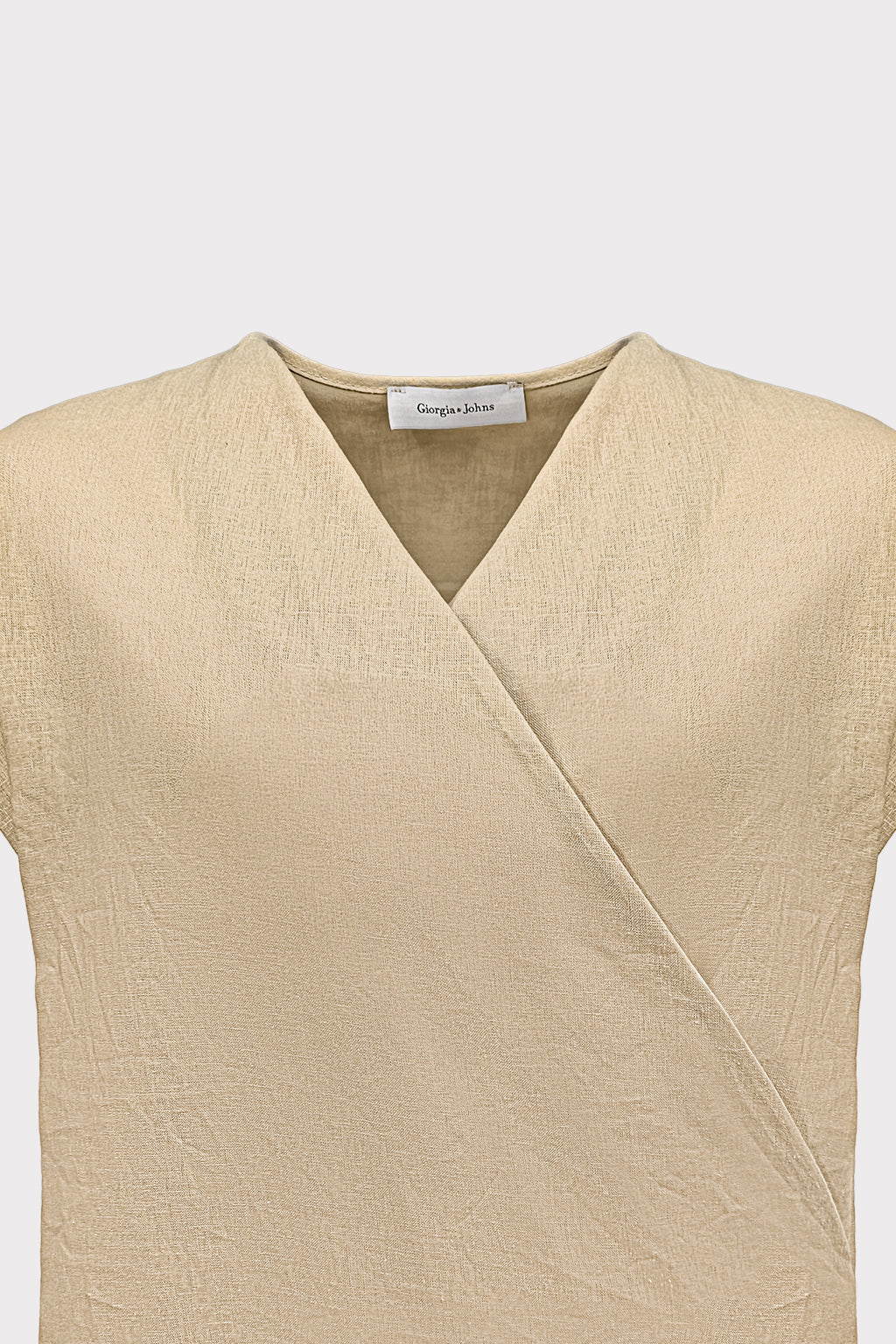 Blusa scollo incrociato