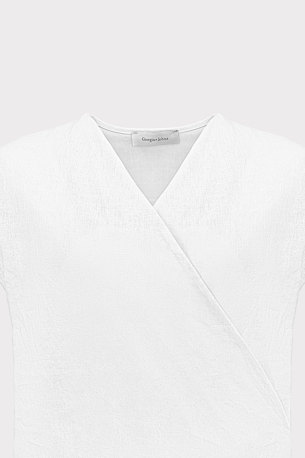 Blusa scollo incrociato